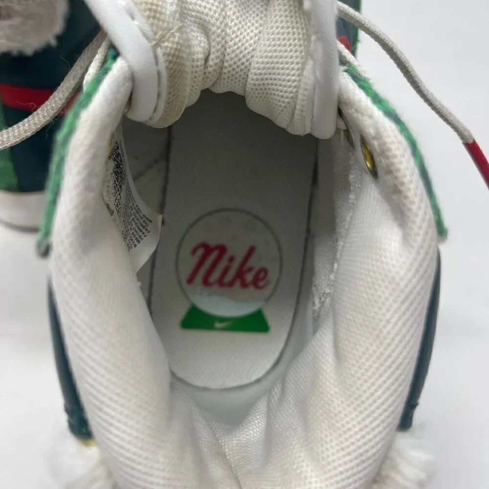 Nike Blazer Mid 77 Vintage Green Red Nordic Christmas Youth 3.5
